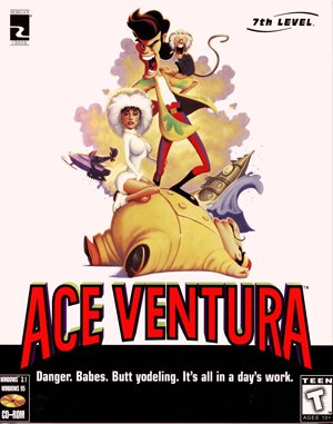 Ace Ventura cover art for DOS