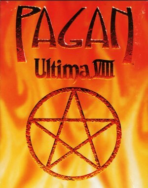 Pagan: Ultima VIII cover art for DOS