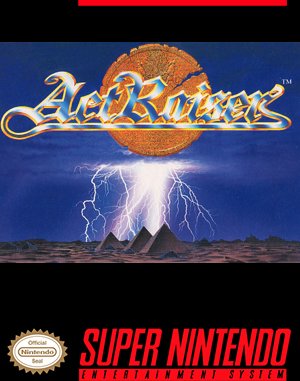ActRaiser cover art for Super Famicom