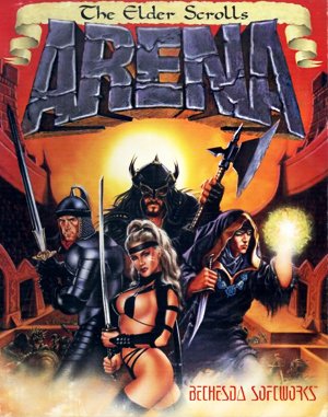 The Elder Scrolls: Arena cover art for DOS
