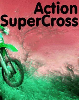 Action SuperCross cover art for DOS