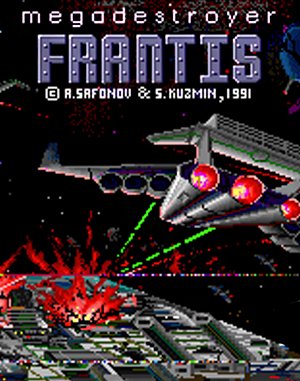 MegaDestroyer Frantis cover art for DOS