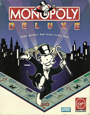 Monopoly Deluxe cover art for DOS