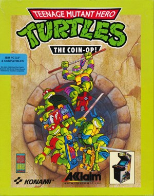 Teenage Mutant Ninja Turtles II: The Arcade Game cover art for DOS