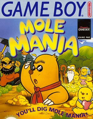 Mole Mania cover art for Game Boy
