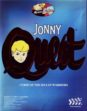 Jonny Quest: Curse of the Mayan Warriors cover art for DOS