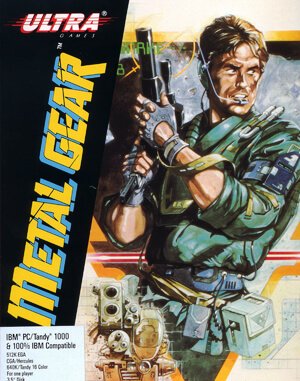 Metal Gear cover art for DOS