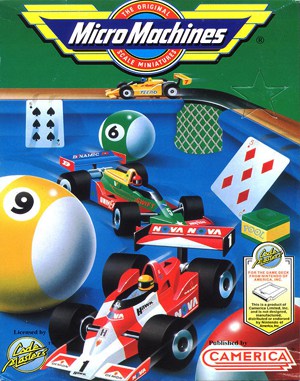Micro Machines cover art for Famicom