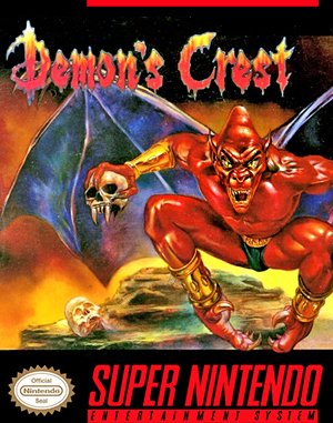 Demon’s Crest cover art for Super Famicom