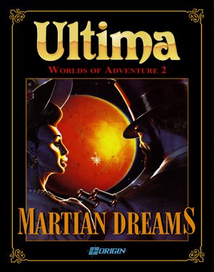 Ultima: Worlds of Adventure 2 – Martian Dreams cover art for DOS