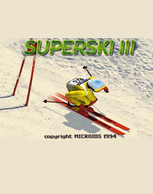 Super Ski III cover art for DOS