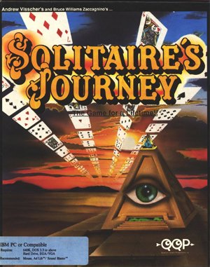 Solitaire’s Journey cover art for DOS