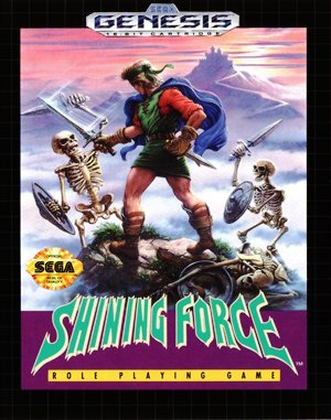 Shining Force cover art for Genesis