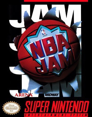 NBA Jam cover art for Super Famicom