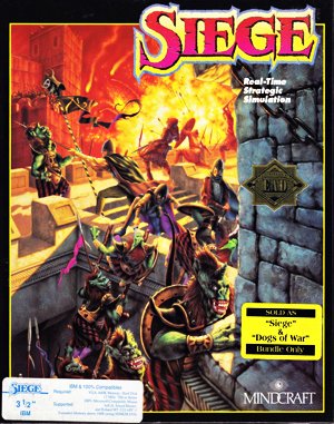 Siege cover art for DOS