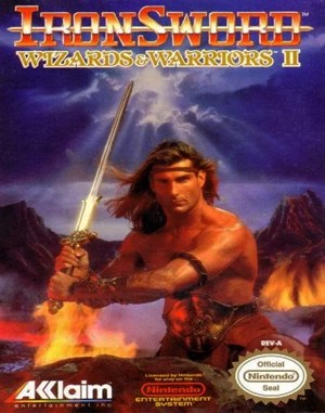 IronSword: Wizards & Warriors II cover art for Famicom
