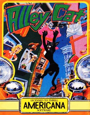 Alley Cat cover art for DOS