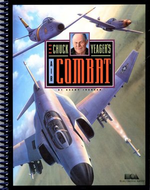 Chuck Yeager’s Air Combat cover art for DOS