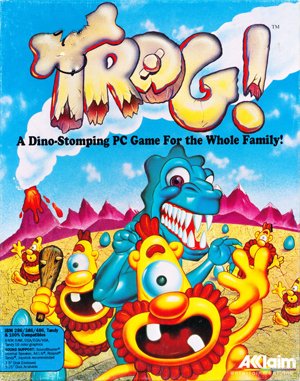 Trog cover art for DOS