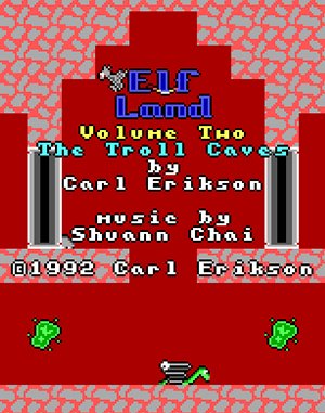 ElfLand: Volume Two – The Troll Caves cover art for DOS