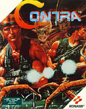 Contra cover art for DOS