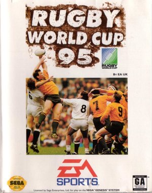 Rugby World Cup 95 cover art for DOS