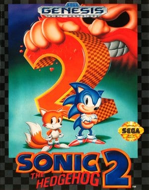 Sonic The Hedgehog 2 cover art for Genesis