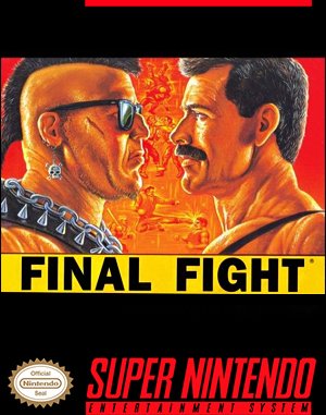 Final Fight cover art for Super Famicom