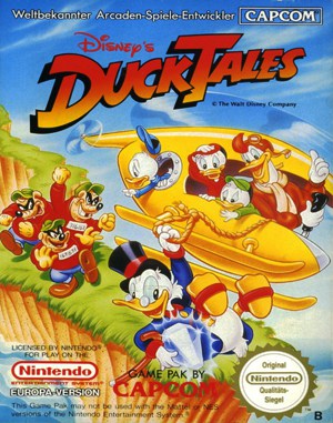 Disney’s DuckTales cover art for Famicom