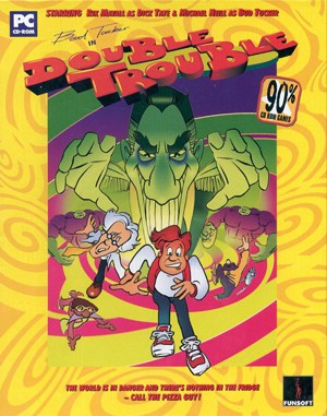 Bud Tucker in Double Trouble cover art for DOS