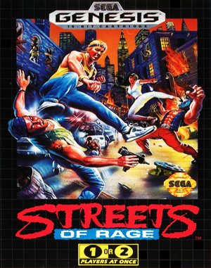 Streets of Rage cover art for Genesis