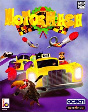 Motor Mash cover art for DOS
