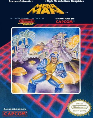 Mega Man cover art for Famicom