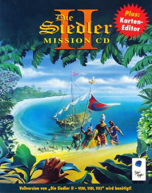 The Settlers II: Mission CD cover art for DOS