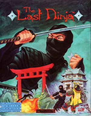 The Last Ninja cover art for DOS