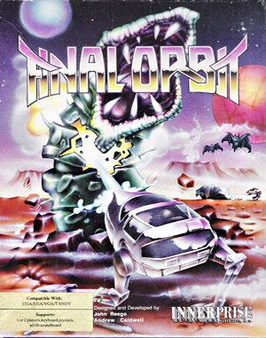 Final Orbit cover art for DOS