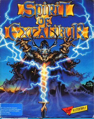 Spirit of Excalibur cover art for DOS