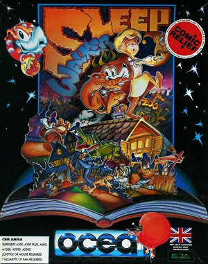 Sleepwalker cover art for DOS