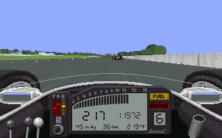 IndyCar Racing cover art for DOS
