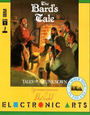 Tales of the Unknown: Volume I – The Bard’s Tale cover art for DOS