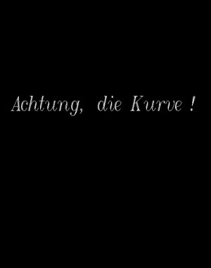 Achtung, Die Kurve! cover art for DOS