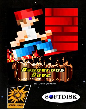 Dangerous Dave cover art for DOS