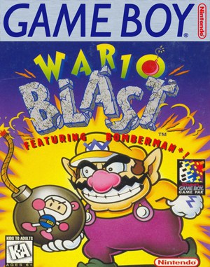 Wario Blast featuring Bomberman! cover art for Game Boy