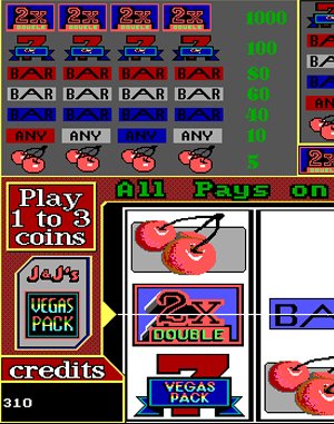 Double-X Slots cover art for DOS
