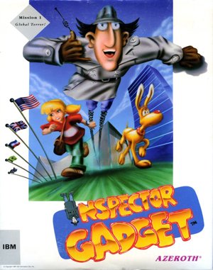 Inspector Gadget: Mission 1 – Global Terror! cover art for DOS