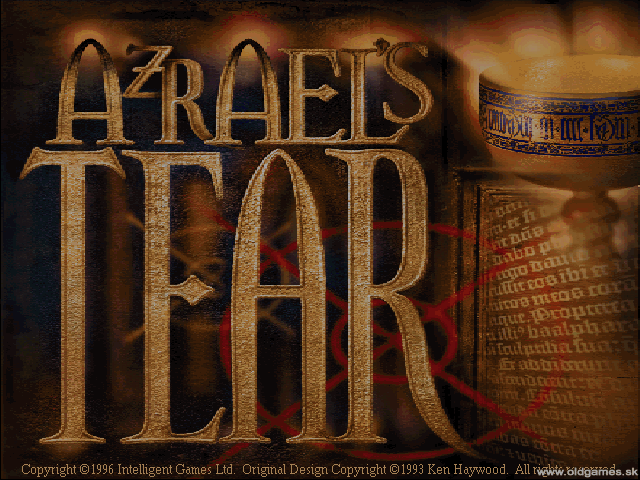 Azrael's Tear cover art for DOS
