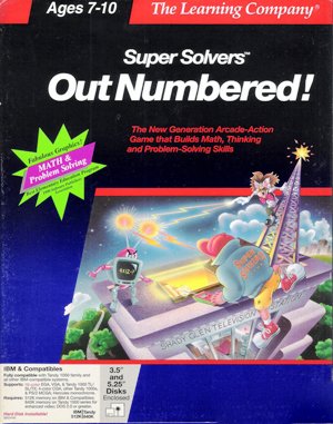 Super Solvers: OutNumbered! cover art for DOS
