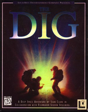 The Dig cover art for DOS