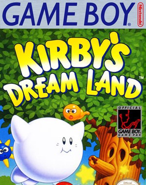 Kirby’s Dream Land cover art for Game Boy