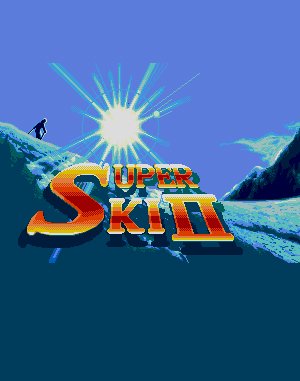 Super Ski II cover art for DOS